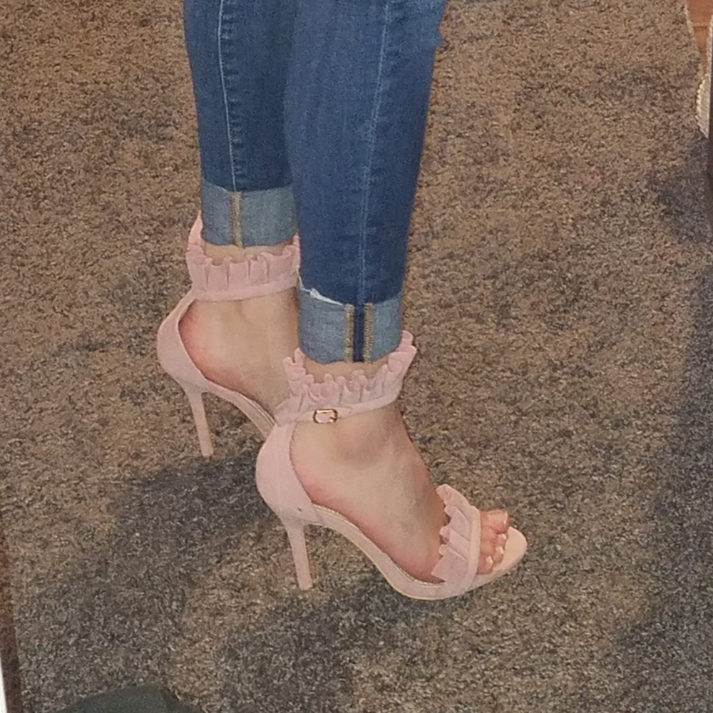 Light pink heels